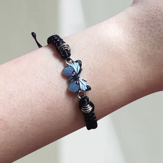 MEELANO Butterfly charm armbånd