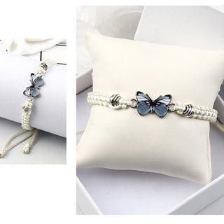 MEELANO Butterfly charm armbånd
