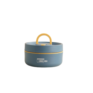 Isobox™ | Meerlagige geïsoleerde lunchbox (Incl. GRATIS draagtas t.w.v. €19,95) Blauw Klein