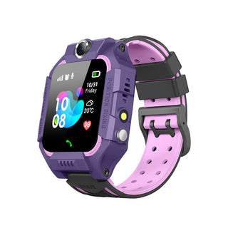 Kinder Smartwatch met GPS, Camera, Telefoongesprekken en SOS-knop Paars