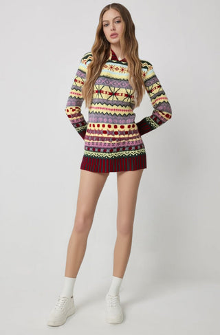 Drune Dames Noorse Trui met Capuchon 5XL