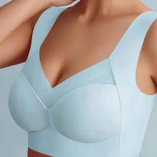 1+2 Gratis | SeidenZauber™ Glad Comfortabel Basisstuk 3x Lichtblauw