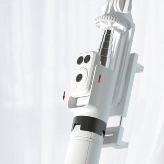 MEELANO Ny 6-i-1 selfie stick med fyldlys