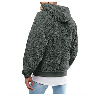 Arvid | Pluizige teddy hoodie voor heren