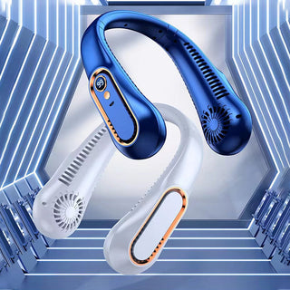 MEELANO Halsblæser Genopladelig USB Køleventilator 5 Speed Justerbar