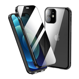 MEELANO iPhone etui med dobbeltsidet spænde