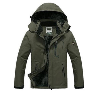 Louis - Parka waterdicht heren Legergroen