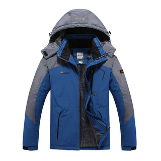 Louis - Parka waterdicht heren Blauw Grijs