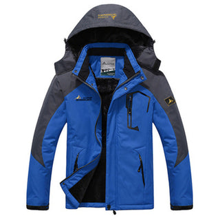 Louis - Parka waterdicht heren Skyblauw Donkergrijs