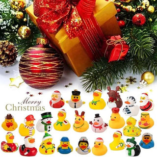 MEELANO 24 styks jule gummiænder adventskalender