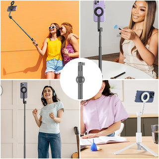 MEELANO Magnetisk telefon selfie stick stativ