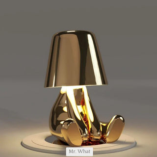 HUE - Karakter Lamp voor Stijlvolle Verlichting Goud Mr. What