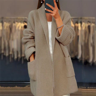 Celeste | Gebreid Vest Kameel