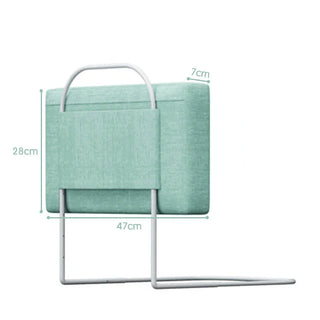 Peuter Bedrand Beveiliging 47cm - Opvouwbare Bedhek Barrière & Veiligheidsrail voor Kinderbedbescherming 47cm Groen