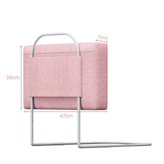 Peuter Bedrand Beveiliging 47cm - Opvouwbare Bedhek Barrière & Veiligheidsrail voor Kinderbedbescherming 47cm Roze