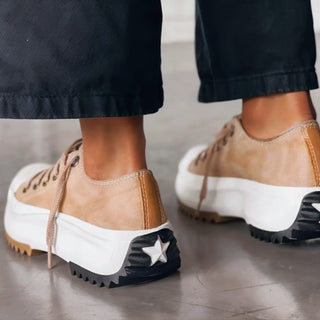Dames Orthopedische Plateau Sneakers met Veters