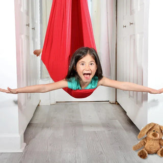 Kalmerende Therapieschommel voor Kinderen - CalmGlide Rood
