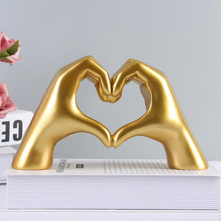 LoveSculpt - Kunstdecoratie met Liefde Gemaakt Goud