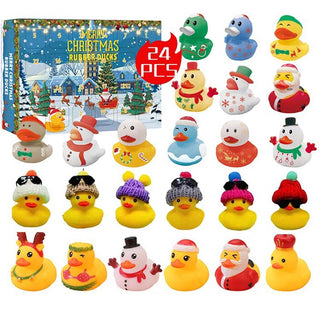 MEELANO 24 styks jule gummiænder adventskalender