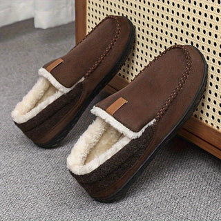 Heren Loafers Pantoffels - Warm Fijnwol - Winter - Fijn voor Thuis