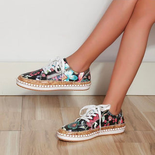 Heren Orthopedische Schoenen met Bloemenprint