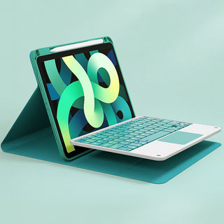 MEELANO Aftageligt trådløst tastatur med etui og blyantholder