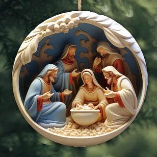 MEELANO Nativity julepynt 6