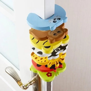 Baby Deurstopper & Vingerbeschermer - Schattige Dieren Foam Deurkussens tegen Knelgevaar voor Baby's en Peuters