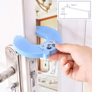 Baby Deurstopper & Vingerbeschermer - Schattige Dieren Foam Deurkussens tegen Knelgevaar voor Baby's en Peuters