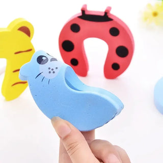 Baby Deurstopper & Vingerbeschermer - Schattige Dieren Foam Deurkussens tegen Knelgevaar voor Baby's en Peuters