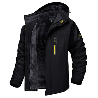 Heren Outdoor Winterjas - Everest Vorstbescherming Zwart