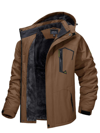 Louis - Parka waterdicht heren Koffie
