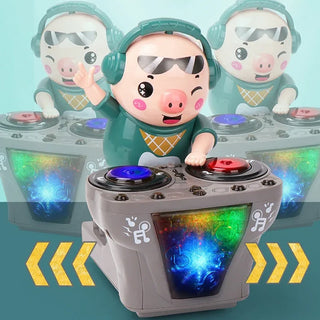 MEELANO DJ Swinging Pig legetøj