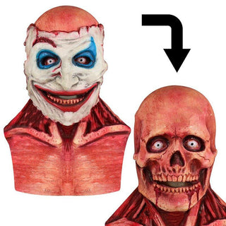 MEELANO Halloween kranium dobbelt lag maske