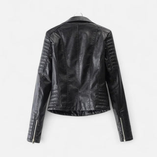 Ancienne Monde | Dames Leren Bikerjas Tijdloos Design