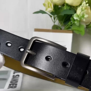 1 Echte Ronde Leren Riem | Concept Odense Bruin