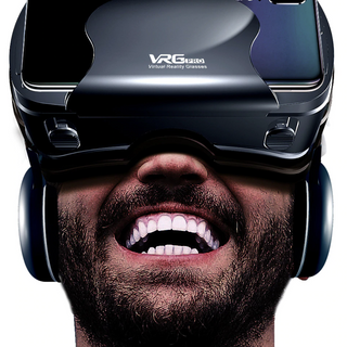 Reality PRO+ | Smart VR Bril met Geïntegreerde Headset voor iPhone & Android