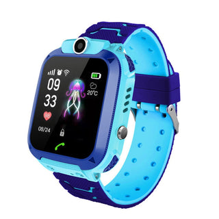 Kinder Smartwatch met GPS, Camera, Telefoongesprekken en SOS-knop Blauw