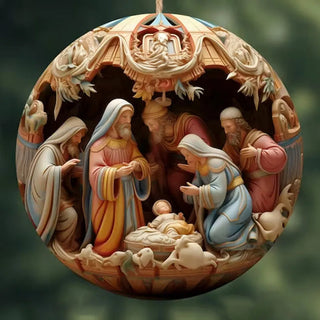 MEELANO Nativity julepynt 4