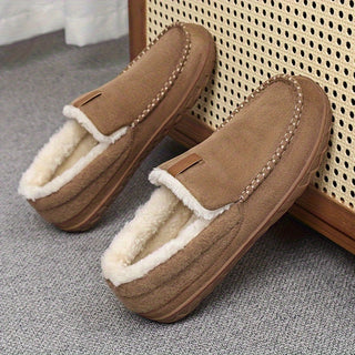 Heren Loafers Pantoffels - Warm Fijnwol - Winter - Fijn voor Thuis