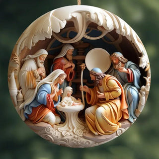 MEELANO Nativity julepynt 3