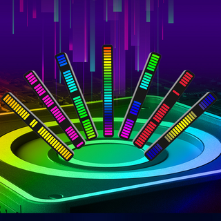 MEELANO 32 Bit LED Lydkontrol Pickup Rytmelys Info