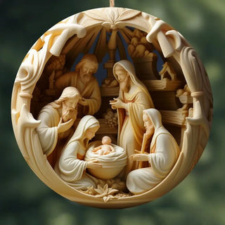 MEELANO Nativity julepynt 2