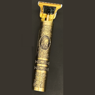 Skull Vintage Trimmer | De Barber Trend van dit jaar! - Oplaadbaar incl. Opzetstukken Indian Goud