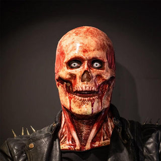MEELANO Halloween kranium dobbelt lag maske