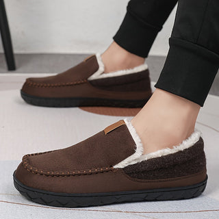 Heren Loafers Pantoffels - Warm Fijnwol - Winter - Fijn voor Thuis