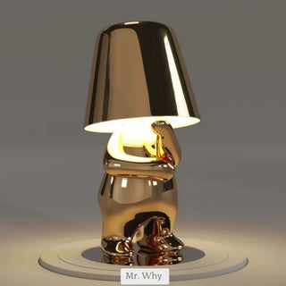 HUE - Karakter Lamp voor Stijlvolle Verlichting Goud Mr. Why