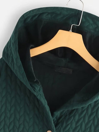 Gezellige, Elegante, Veelzijdige Gewatteerde Capuchonjas voor Dames