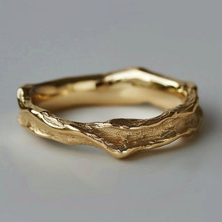 Vintage Ring van Gesmeed Goud