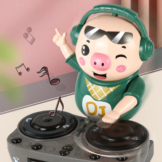 MEELANO DJ Swinging Pig legetøj